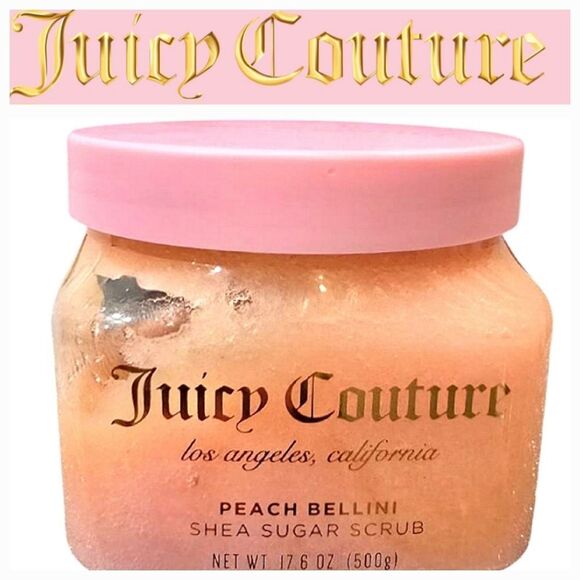 Juicy Couture Peach Bellini Shea Sugar Scrub - Picture 1 of 4